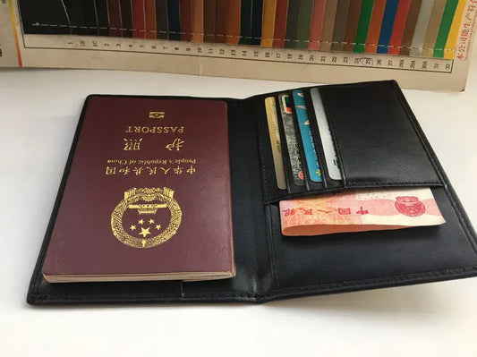 RFID Antimagnetic Passport Holder Leather ID Case Mystic Oasis Gifts Wallet