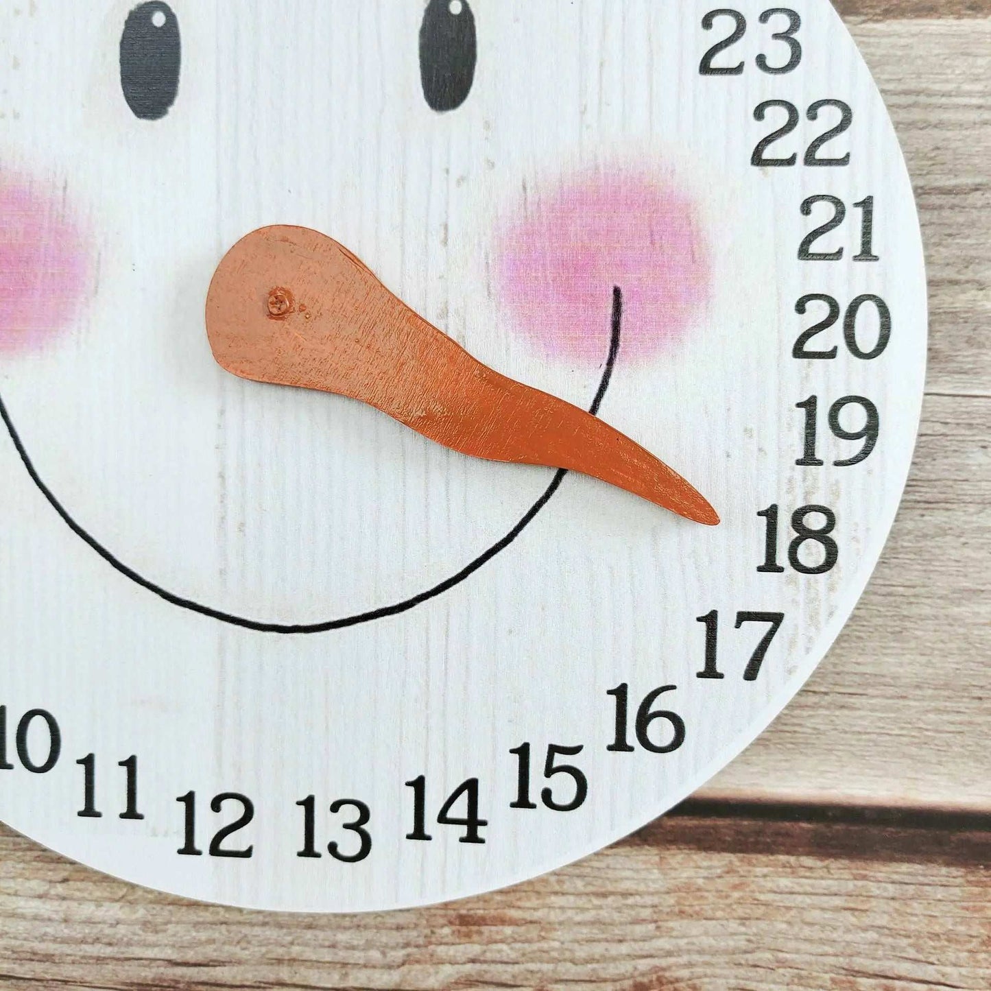 Holiday Calendar Wooden Christmas Ornaments Mystic Oasis Gifts Holiday Ornaments