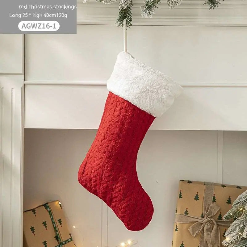 a christmas stocking hanging from a mantel