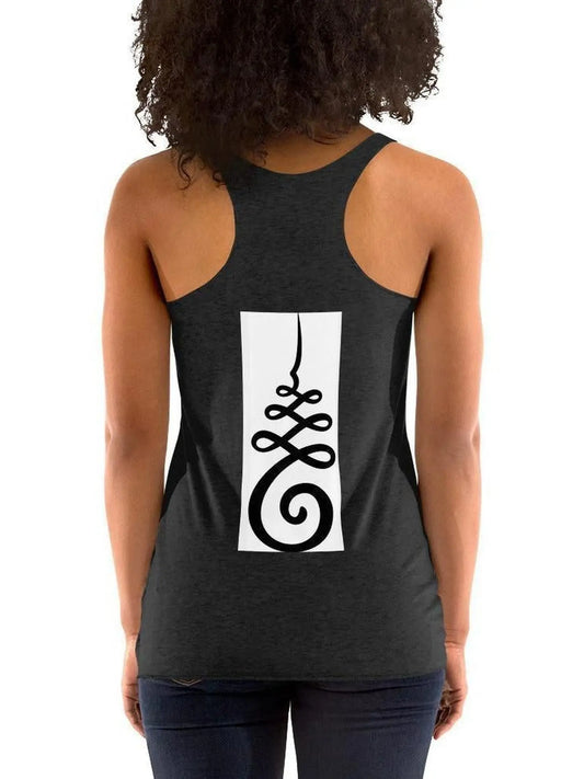 Unalome symbol racerback tank