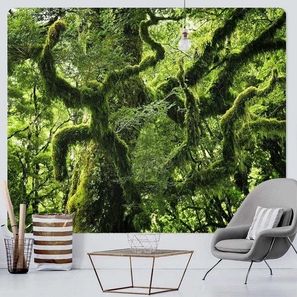 Natural Forest Landscape Decorative Tapestry (A21-766) - Mystic Oasis Gifts