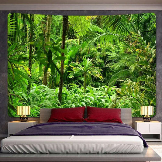Natural Forest Landscape Decorative Tapestry (A21-786) - Mystic Oasis Gifts