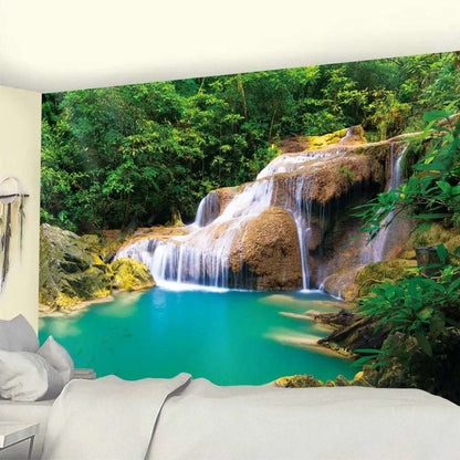 Natural Forest Landscape Decorative Tapestry (A23-994) - Mystic Oasis Gifts