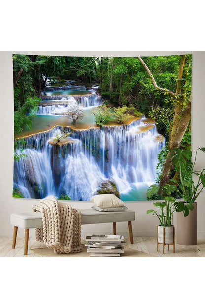 Natural Forest Landscape Decorative Tapestry (A21-768) - Mystic Oasis Gifts