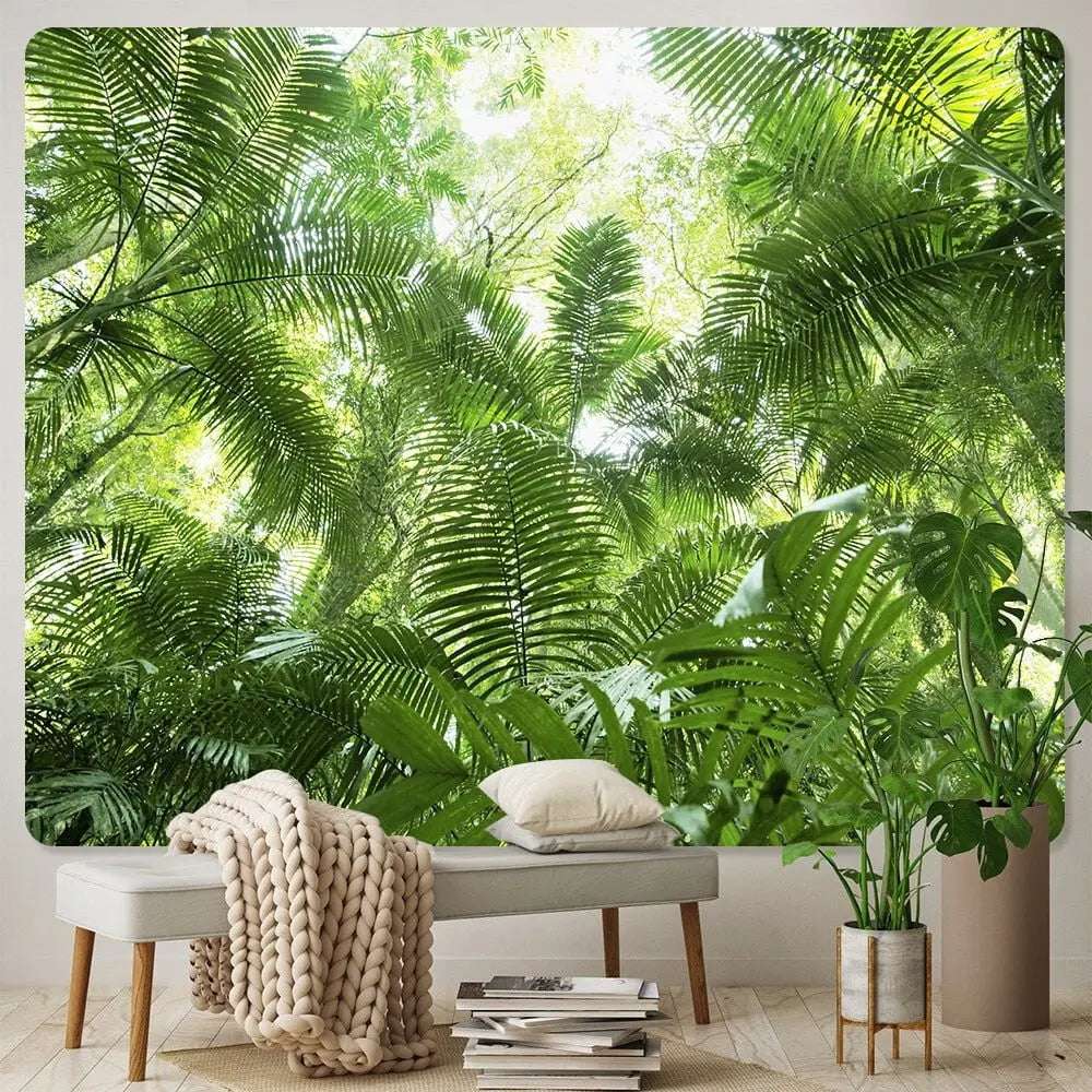 Natural Forest Landscape Decorative Tapestry (A21-759) - Mystic Oasis Gifts