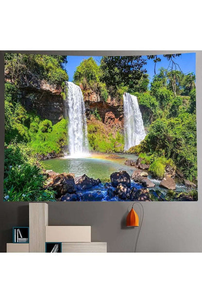 Natural Forest Landscape Decorative Tapestry (A21-768) - Mystic Oasis Gifts