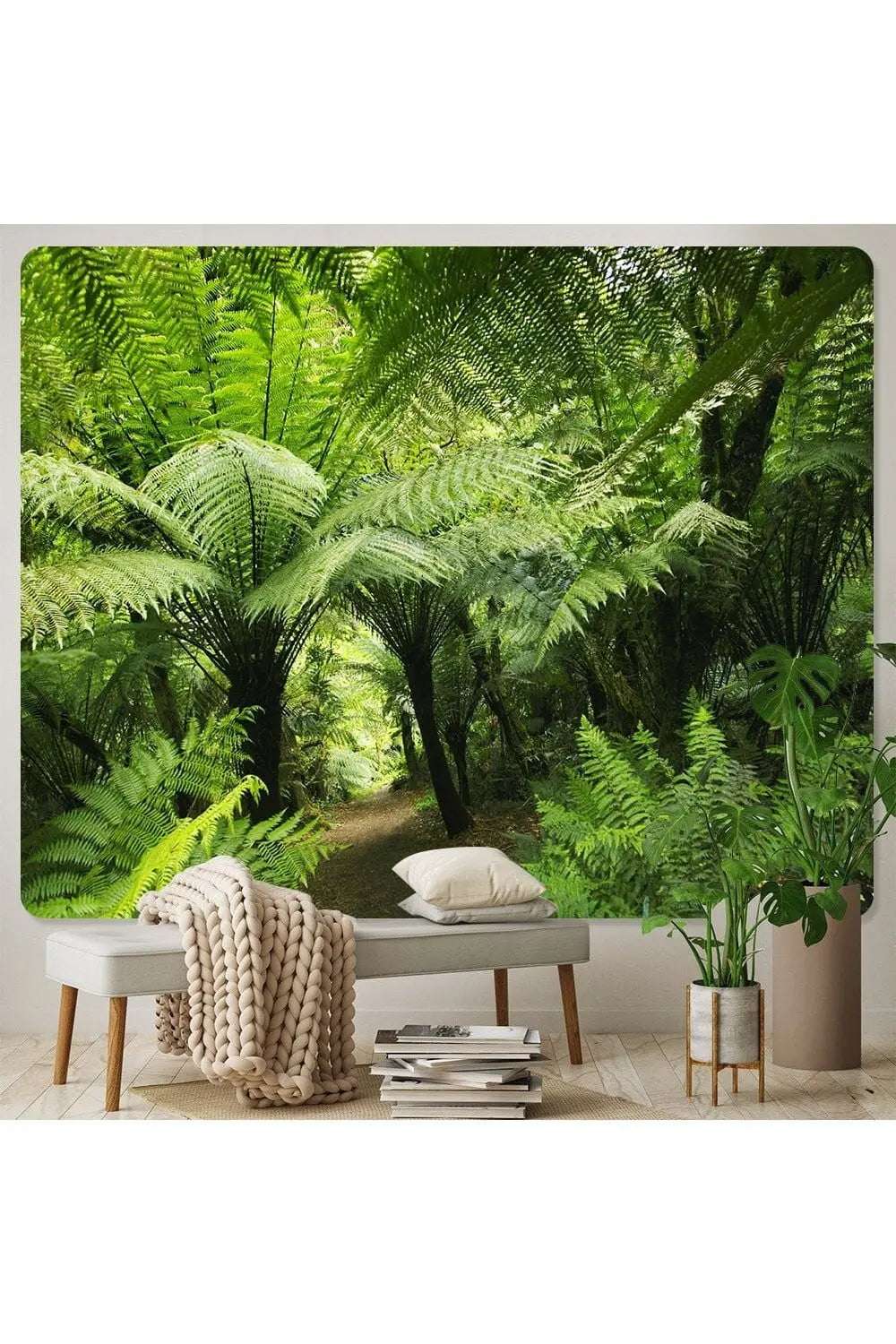 Natural Forest Landscape Decorative Tapestry (A21-768) - Mystic Oasis Gifts