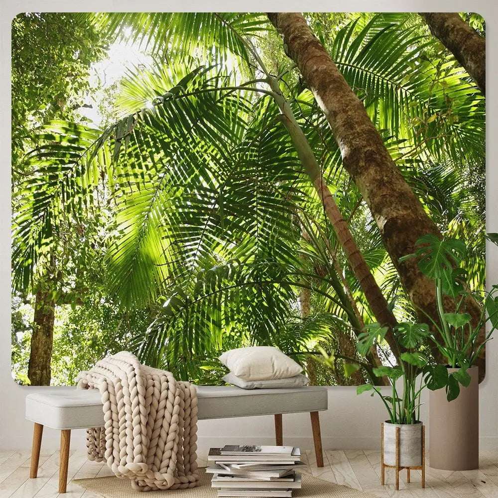 Natural Forest Landscape Decorative Tapestry (A21-770) - Mystic Oasis Gifts