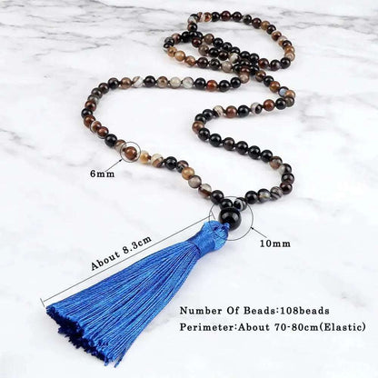 Gemstone Prayer Necklace - Mystic Oasis Gifts