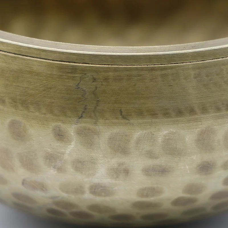 a close up of a bowl on a table