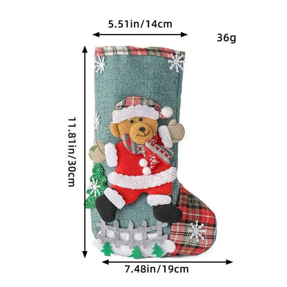 Christmas bear stocking size