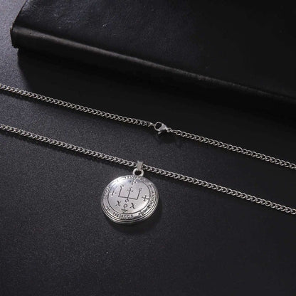 Dawapara Archangel Seal Uriel Michael Gabriel Necklace Spiritual Protection Amulets Guardian Angel Medallion Jewelry Mystic Oasis Gifts