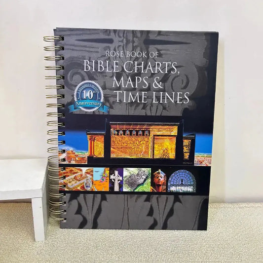 Bible Charts, Maps & Time Lines - 10th Anniversary Edition Study Guide featuring rich visual aids and historical context as an essential bible timeline guide.