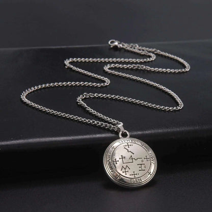 Dawapara Archangel Seal Uriel Michael Gabriel Necklace Spiritual Protection Amulets Guardian Angel Medallion Jewelry Mystic Oasis Gifts