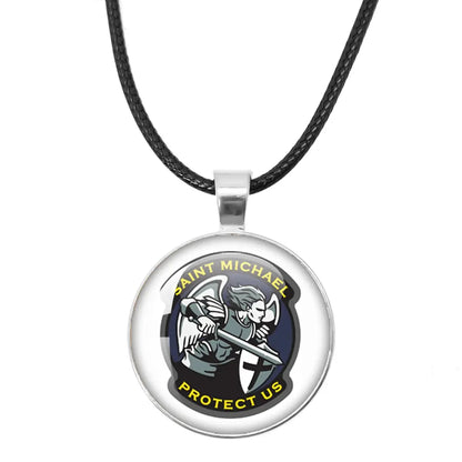St. Michael Archangel Protection Necklace - Divine Shield Pendant along with other spiritual accessories.