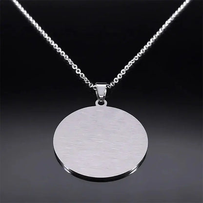 Metatron Archangel Angel Seal Necklace Sacred Geometry Solomon Stainless Steel Silver Color Pendant Necklaces Jewelry N3055S04 Mystic Oasis Gifts