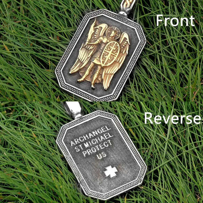 a couple of medals sitting on top of a lush green field