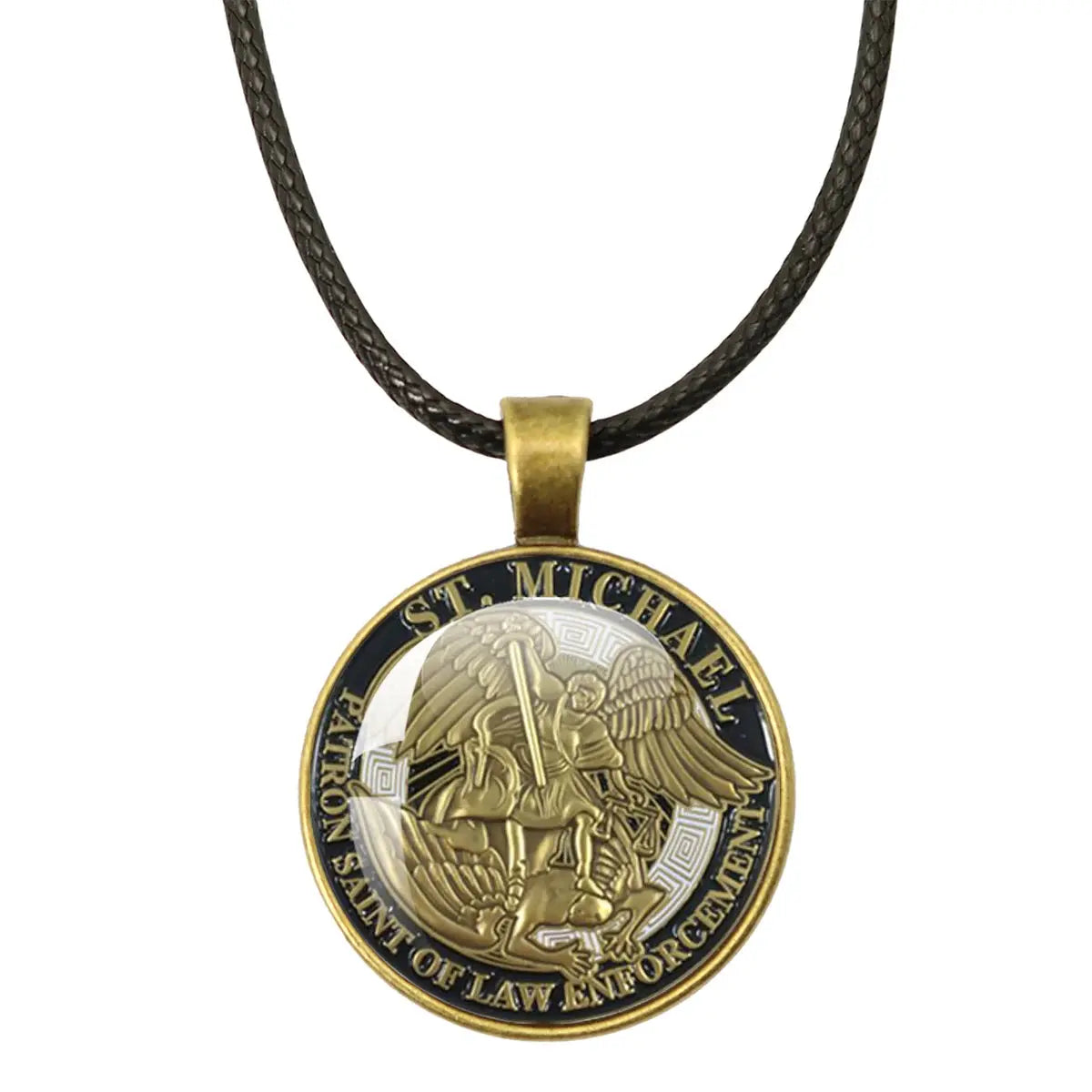 The St. Michael Archangel Protection Necklace - Divine Shield Pendant packaged beautifully for gifting.