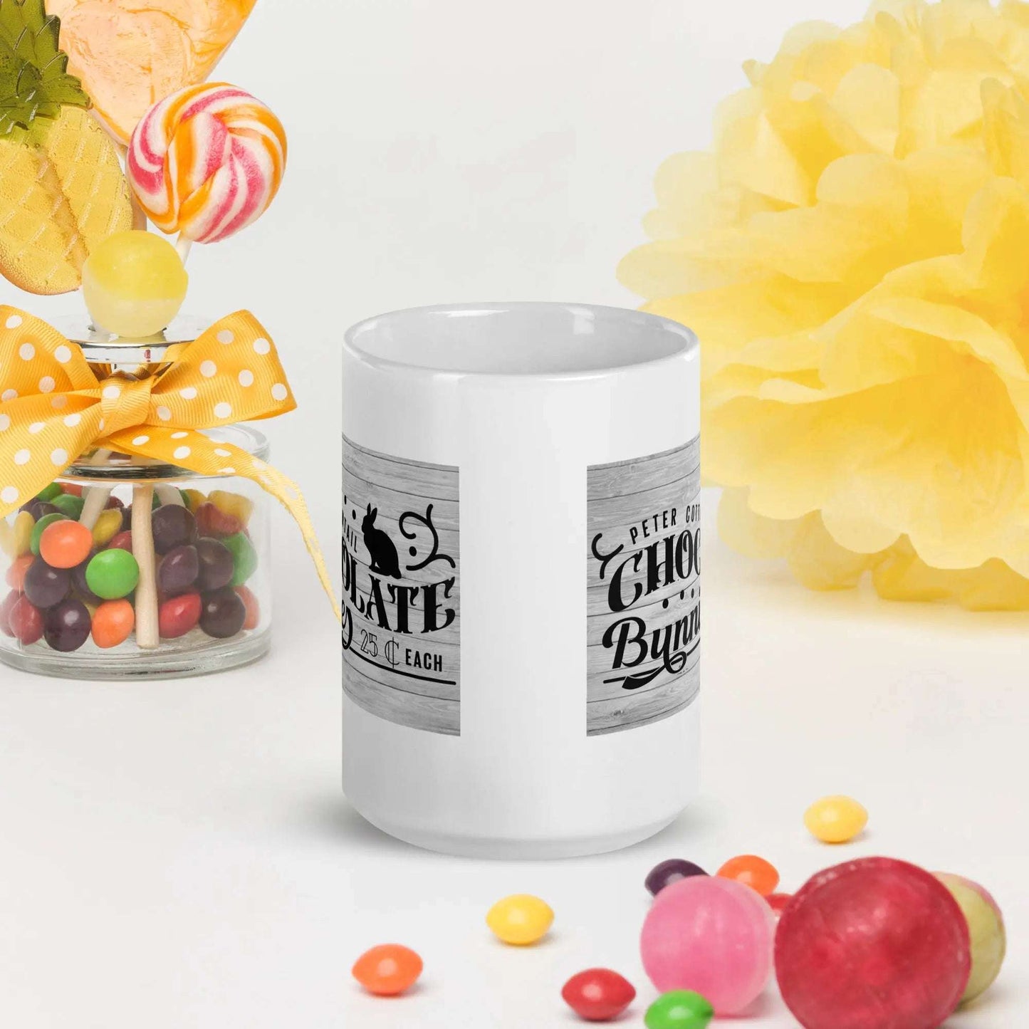 Vintage Sign Bunny Mug Mystic Oasis Gifts Mugs