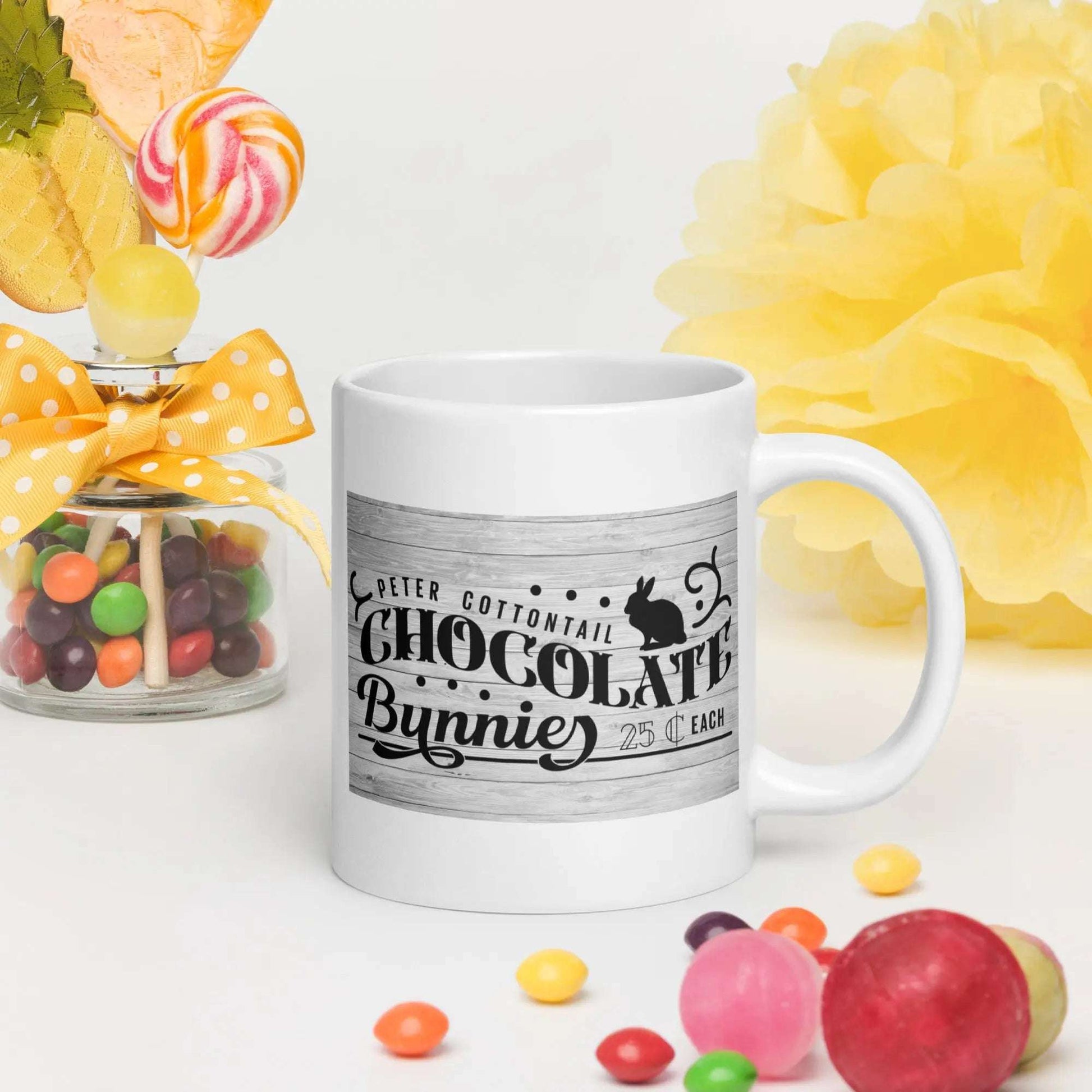 vintage sign bunny mug Mystic Oasis