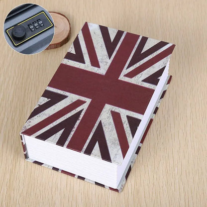 Size S 10/Color Combination Lock Hidden Box Security Lock Key Lock Strongbox Steel Simulation Book New Fashion 118*115*55mm 5