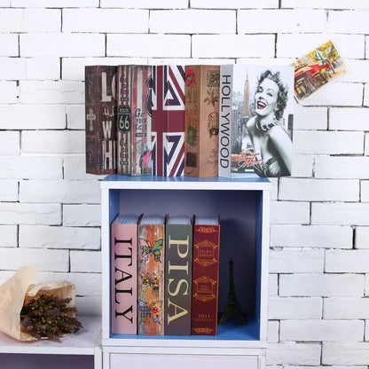 Size S 10/Color Combination Lock Hidden Box Security Lock Key Lock Strongbox Steel Simulation Book New Fashion 118*115*55mm 11