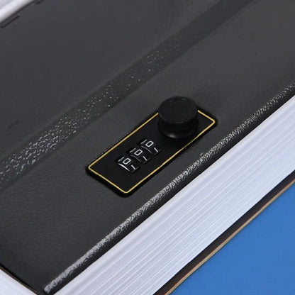 Size S 10/Color Combination Lock Hidden Box Security Lock Key Lock Strongbox Steel Simulation Book New Fashion 118*115*55mm 13