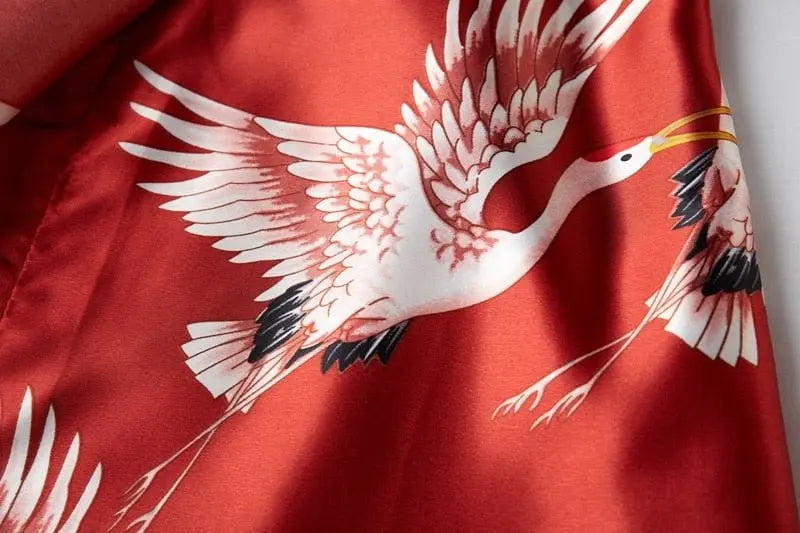 Fashion Satin Robe Female Bathrobe Sexy peignoir femme Silk Kimono Bride Dressing gown sleepwear Night Grow For Women - Mystic Oasis Gifts