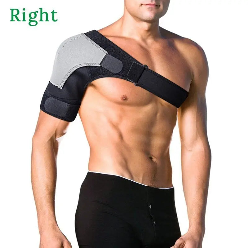 Tcare Adjustable Left/Right Shoulder Support Bandage Protector Brace Joint Pain Injury Shoulder Strap Guard Strap Wrap Belt New - Mystic Oasis Gifts