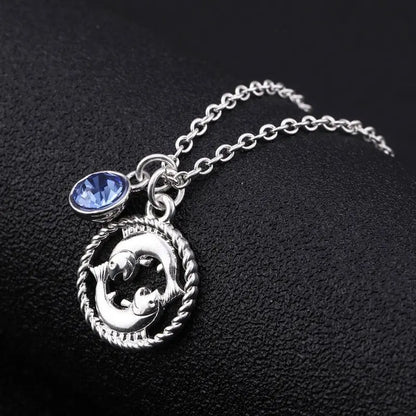 Skyrim Twelve Constellations Charm Necklace For Women Girl Zodiac Signs Jewelry Astrology Chokers Necklace Cancer Virgo Pisces 4