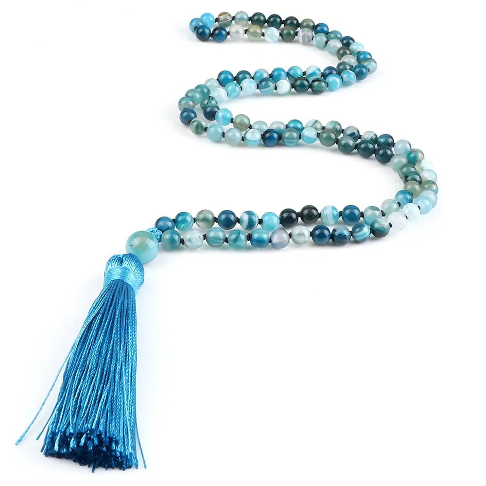 Gemstone Prayer Necklace - Mystic Oasis Gifts