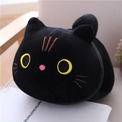 25/100cm Cute Soft Cat Plush Pillow Sofa Cushion Kawaii Plush Toy Stuffed Cartoon Animal Doll for Kids Baby Girls Lovely Gift - Mystic Oasis Gifts